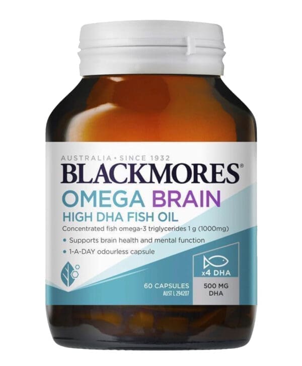 Blackmores omega brain high DHA fish oil