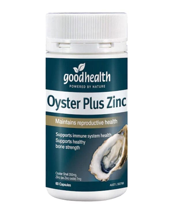 Tinh Chất Hàu Good Health Oyster Plus Zinc 60 Capsules