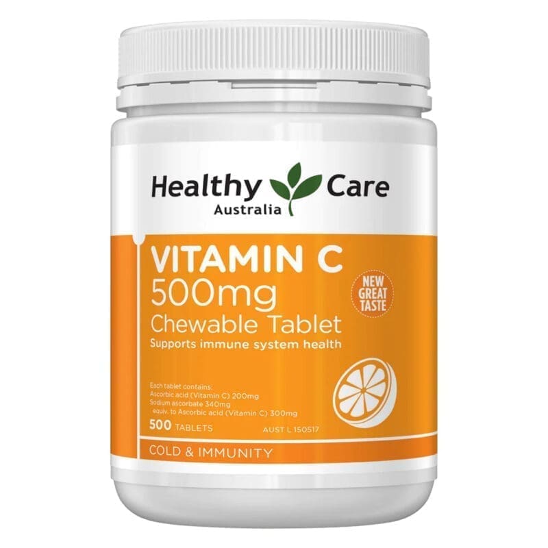 viên ngậm healthy care bổ sung vitamin c 500mg