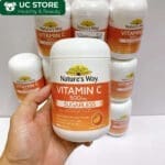 Viên Ngậm Bổ Sung Natures Way Vitamin C 500mg