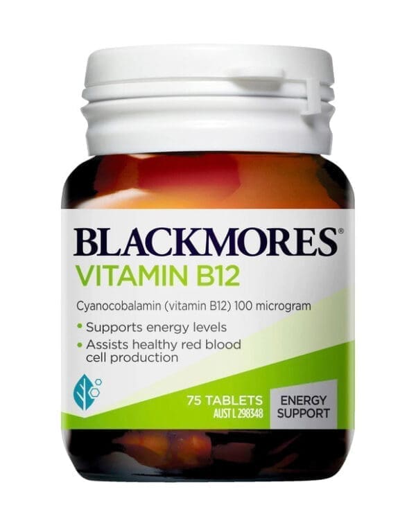 Viên Uống Blackmores Vitamin B12 100mg 75 Viên