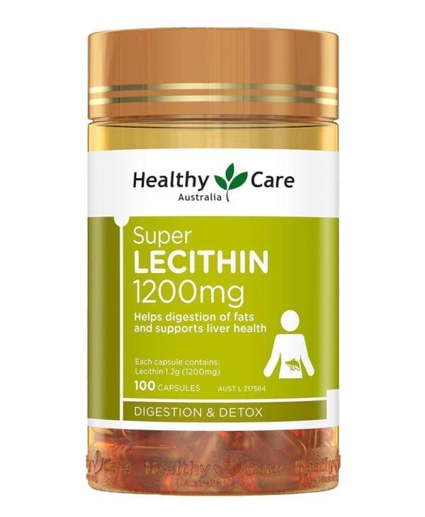 Viên Uống Mầm Đậu Nành Healthy Care Super Lecithin 1200mg