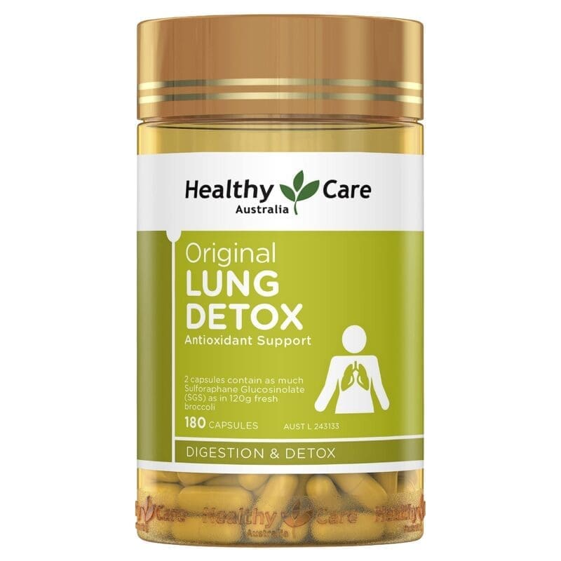 viên uống thải độc phổi healthy care original lung detox