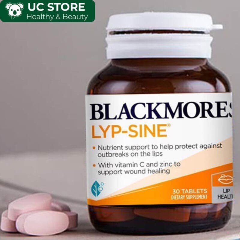 viên uống chống nhiễm trùng miệng blackmores lypsine